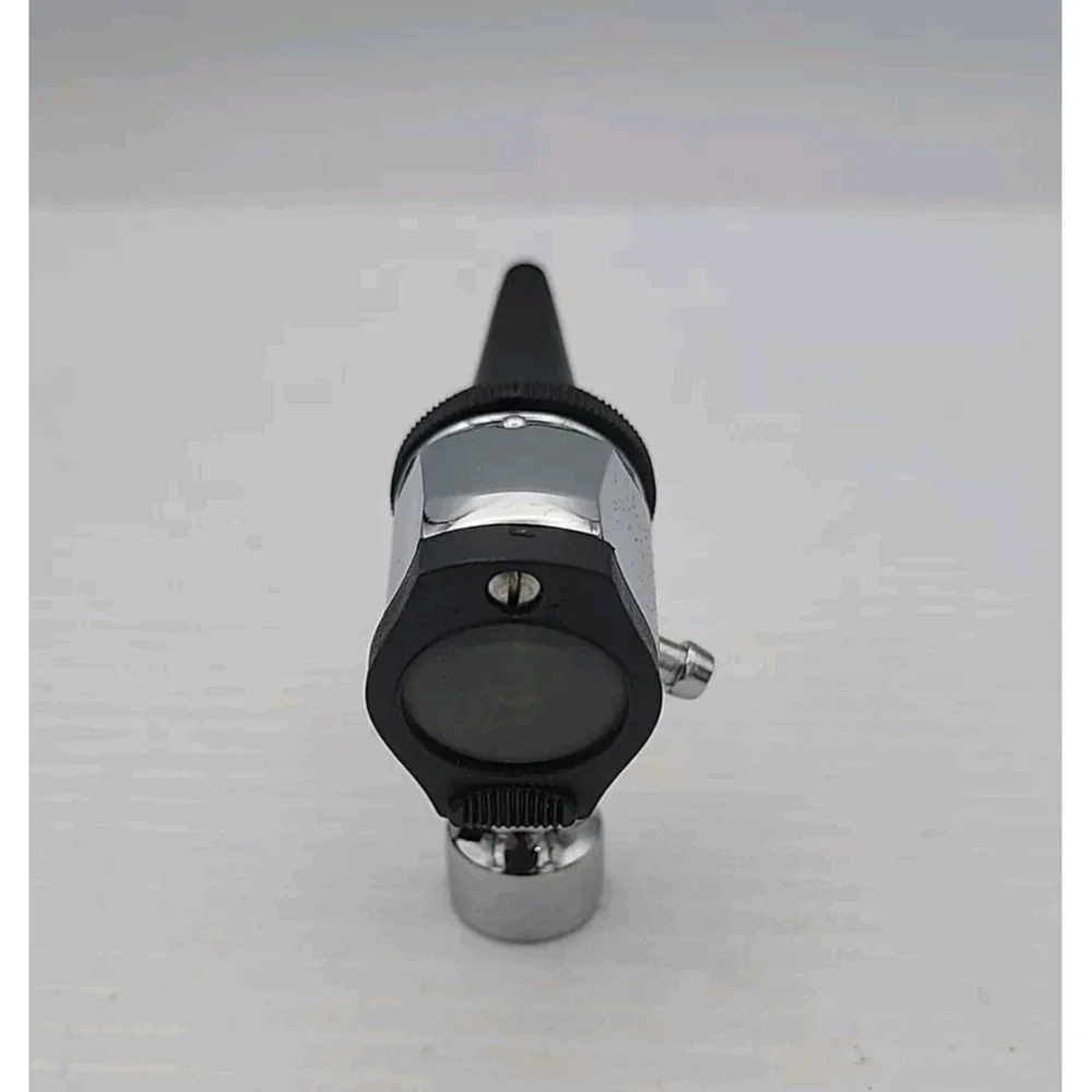 Stainless Steel Metal Otoscope Set w Parts and Box Case Medical‎ Equipment